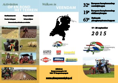 Flyer Europese en Nationale wedstrijden 2015